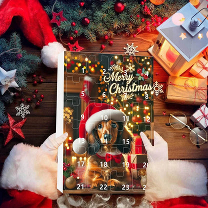 24 Day Advent Calendar With Figure Ornaments