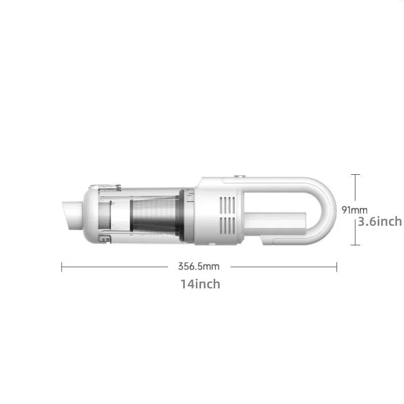 Powerful Wireless Handheld Vacuum Cleaner - Suction for Household Cleaning & Car Use