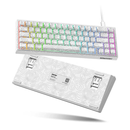 Mechanical Keyboard 68-Key Hall Effect RGB Wired Compact