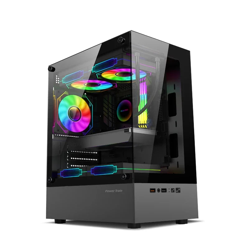 Mini ITX PC Case 240mm Water Cooling MicroATX Chassis