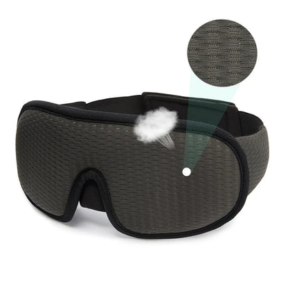 3D Sleep Eye Mask – Light Blocking, Soft and Breathable Eyeshade for Travel and Night Rest