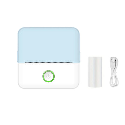 Mini HD Portable Label Thermal Printer for Students, Bluetooth Inkless Printing Device