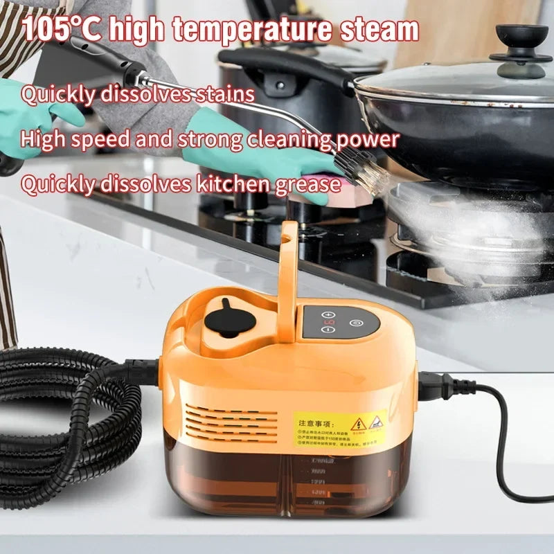 Handheld Steam Cleaner 110V 220V Portable High Temperature Steam For Car Sofa Curtains Fall 2026 Home Cleaning Trend