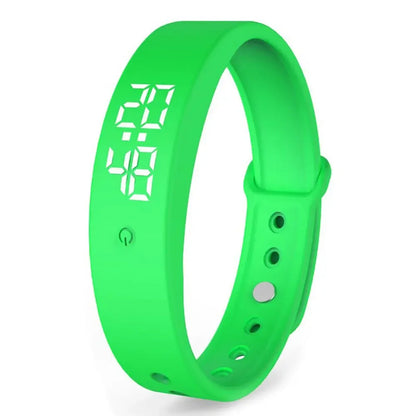 Smart Bracelet Silicone Band Fitness Tracker Waterproof Body Temperature Monitor Vibration Alarm Spring 2026 Trend