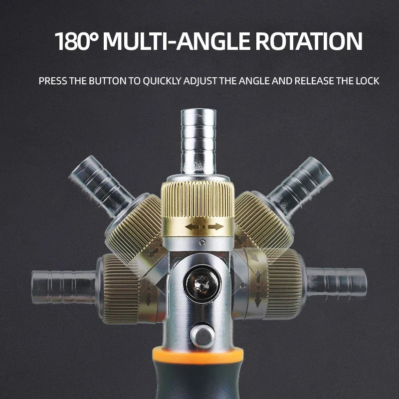 Multi-Functional Ratchet Screwdriver Set for Home Tools - Plum Blossom Design