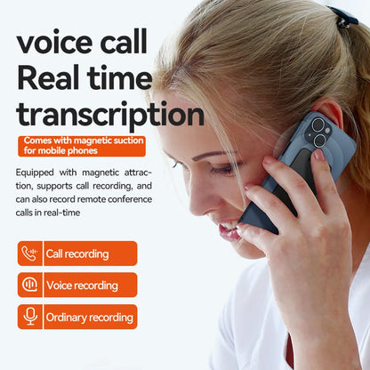 AI Voice Recorder 8GB 128GB Portable Multilingual Translator