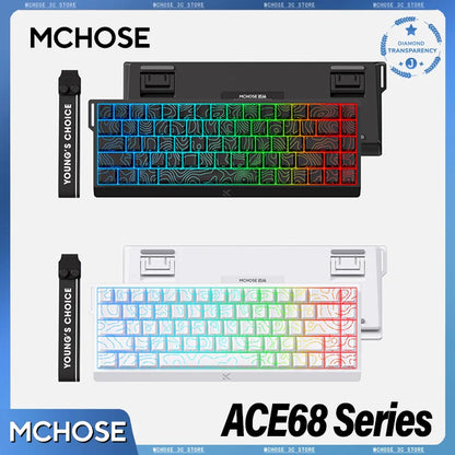 Hall Effect 68 Key Magnetic Gaming Keyboard Topographic RGB