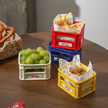 Ceramic Snack Bowl Eco-Friendly Tableware Fall 2026 Home Decor Trend Multiuse Snack Dish