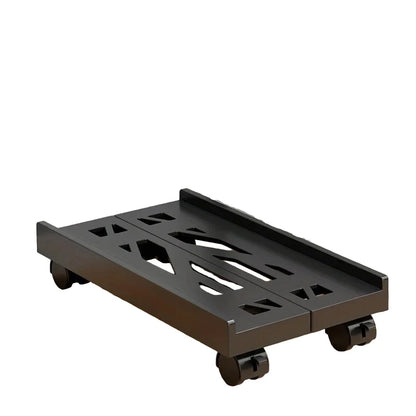 PC Tower Stand Adjustable Ventilated Base With Casters