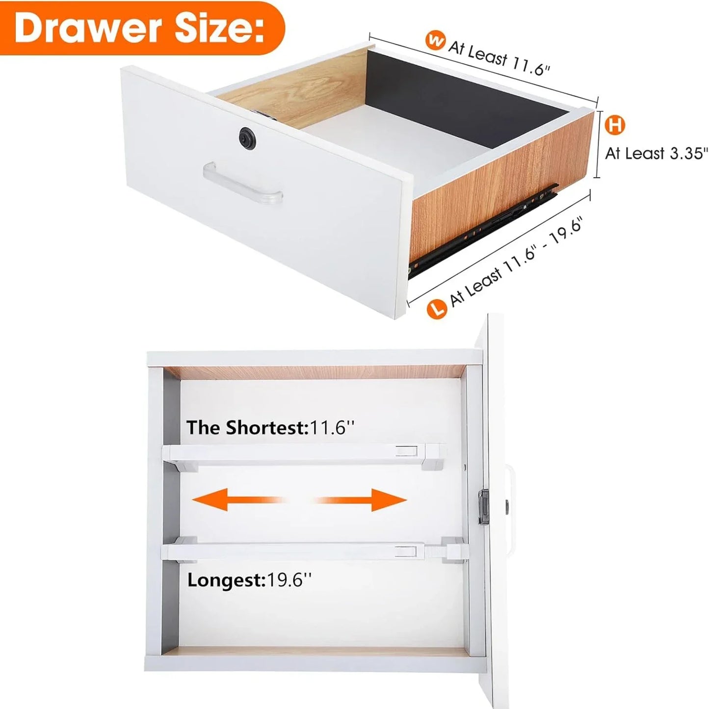 Drawer Dividers Adjustable Expandable Drawer Organizers Back To School 2025 Space Saving Dresser Storage