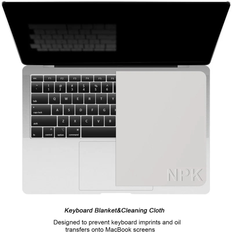Microfiber Laptop Keyboard Cover & Cleaning Cloth - Dustproof Protection