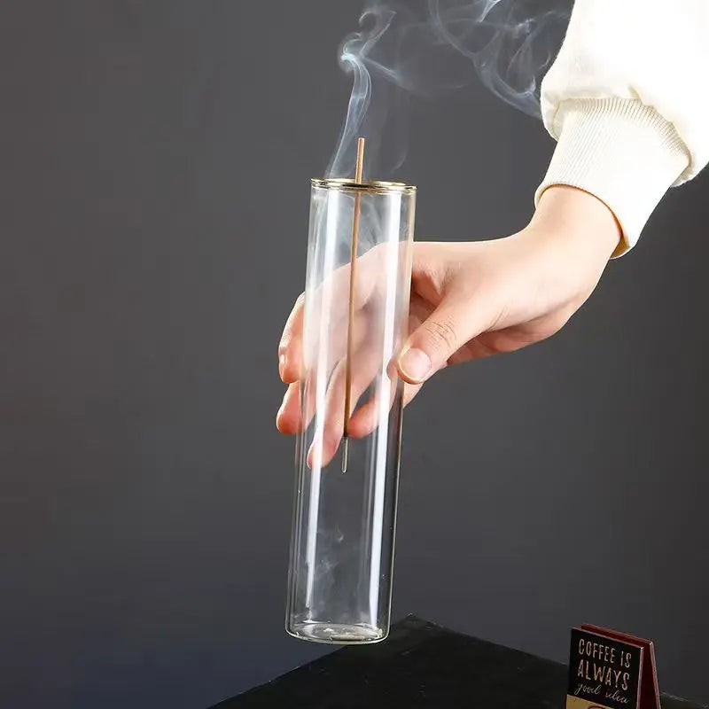 Glass Incense Burner With Removable Ash Catcher Home Decor