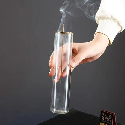 Glass Incense Burner With Removable Ash Catcher Home Decor