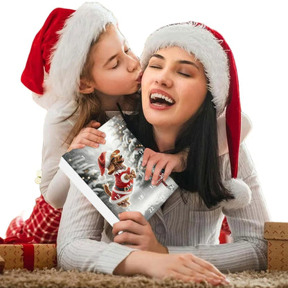 24 Day Advent Calendar With Figure Ornaments
