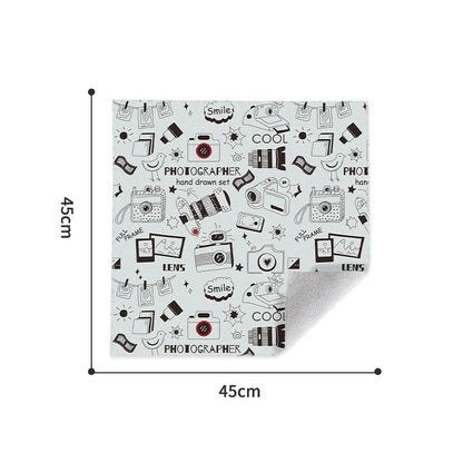 Magic Cloth Makeup Bag - Portable Camera Lens Wrapping Storage, Self-adhesive Organizing Bag
