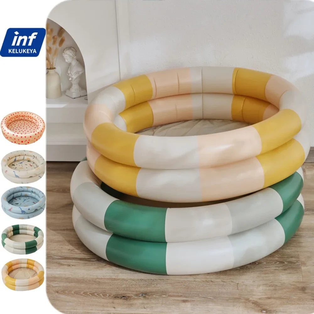 Inflatable PVC Ocean Balls for Kids - Colorful Summer Pool Toys for Garden and Courtyard Play