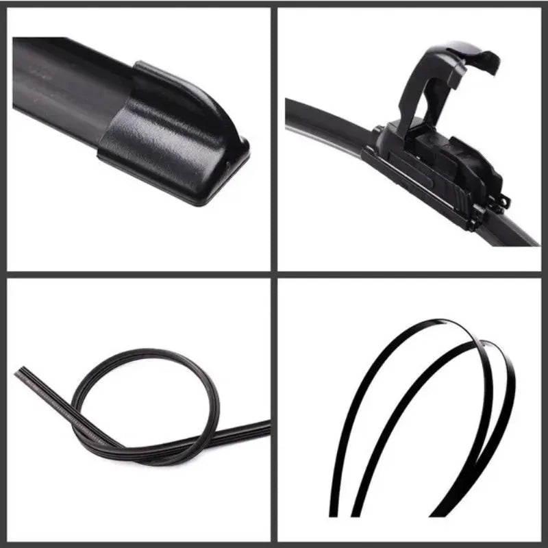 Car Windshield Wiper Blades U Type Universal Bracketless Frameless All Season 2026 Rain Ready