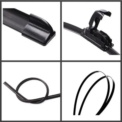 Car Windshield Wiper Blades U Type Universal Bracketless Frameless All Season 2026 Rain Ready