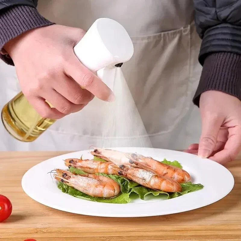 1pc Oil Spray Bottle 200ml/300ml for Cooking BBQ Vinegar Dispenser