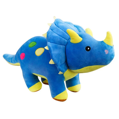 Creative Big Plush Dinosaur Soft Toy for Kids - Triceratops Stegosaurus Stuffed Doll Birthday Gift