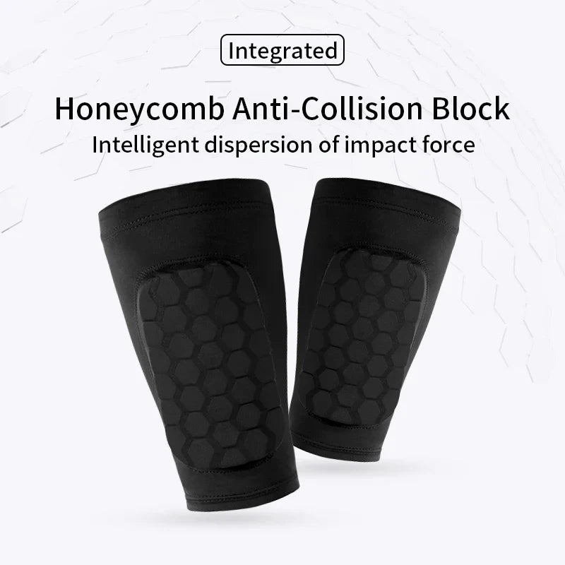 Football Shin Guard Sleeve Covers - Lightweight Elastic Protective Leg Sleeves for Men Women and Teens