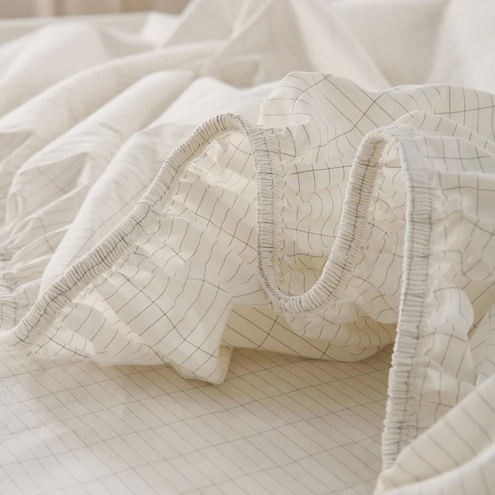 Earthing Grounding Fitted Sheet Cotton Silver Plug Included