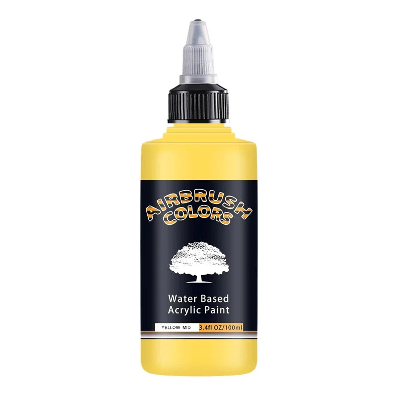 Airbrush Acrylic Paint Matte Inks Water Based Easy to Clean 32 Color Set 100ml Bottles For Model Hobby TikTok Viral Craft Trend 2026