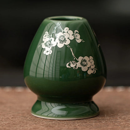 Matcha Whisk Holder Ceramic Chasen Stand Home Teaware