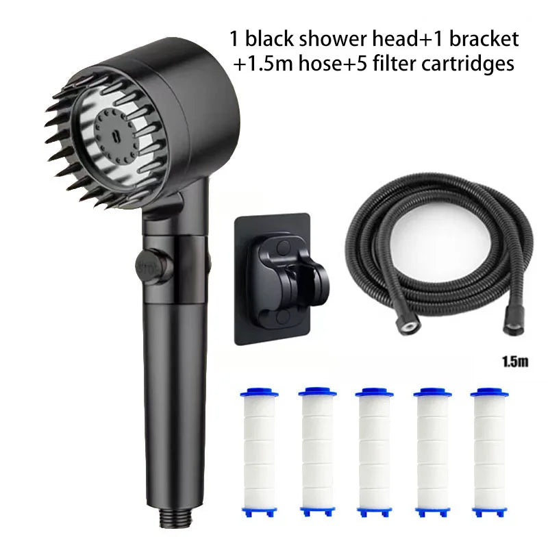 Handheld Shower Head With Three Speed Settings Water-Saving, Easy Install Spring Refresh 2026