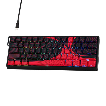 Mechanical 60 Percent Hot Swap Keyboard Aluminum RGB Hall