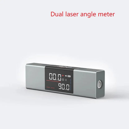 Laser Protractor Digital Inclinometer 2-in-1 Laser Level Ruler Fall 2025 Rechargeable Type C 0.5 Degree Accuracy DIY Use