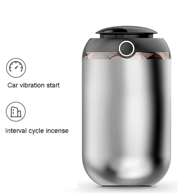 Car Air Freshener AI Smart Aroma Diffuser USB Charging Compact Car Diffuser Fall 2025 Quiet Auto Aromatherapy