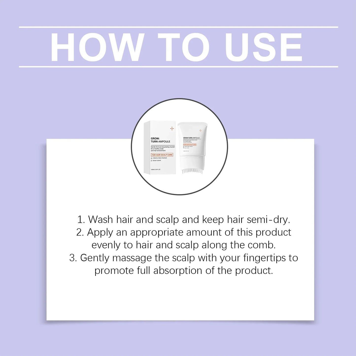 Scalp Serum with Built-in Massager Brush 100ml – Hair Growth Treatment Reduces Hair Loss Repair 2026
