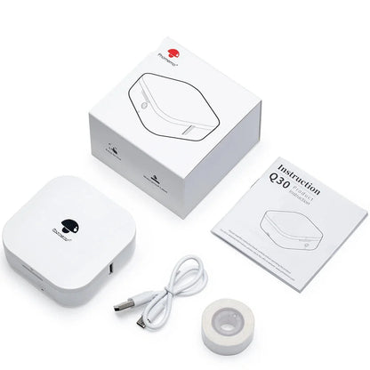 Label Printer Mini Pocket Thermal Maker - Wireless Portable Sticker Printer for Various Label Paper