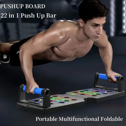Push Up Board Foldable 28 Modes Home Workout Trainer