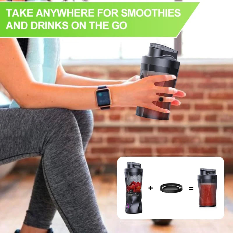 Portable Juicer USB Rechargeable 700ml Smoothie Blender Cup Outdoor Travel Summer 2026 On The Go