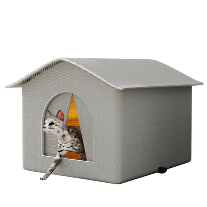 Dog House Waterproof Foldable Pet Cave Bed Small Outdoor Winter 2025 Cozy Washable Shelter For Puppies