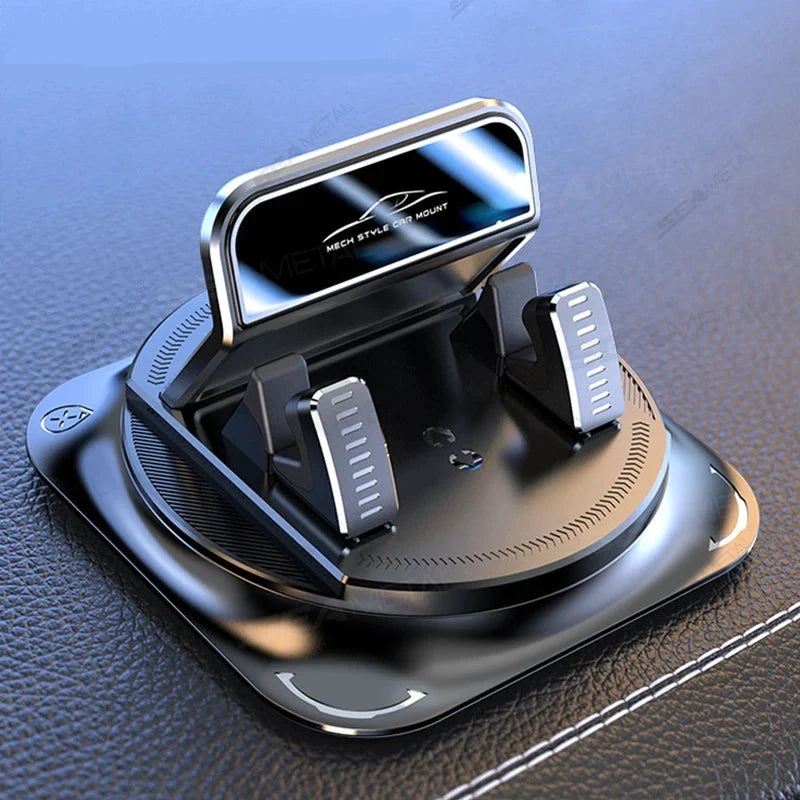 Car Phone Mount 360 Degree Rotation Dashboard Holder Anti Slip Silicone Head Up Navigation Universal Fit Fall 2026 Trend