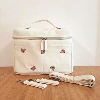 Baby Bottle Cooler Bag Waterproof Insulated Stroller Organizer Spring 2025 Thermal Diaper Pouch