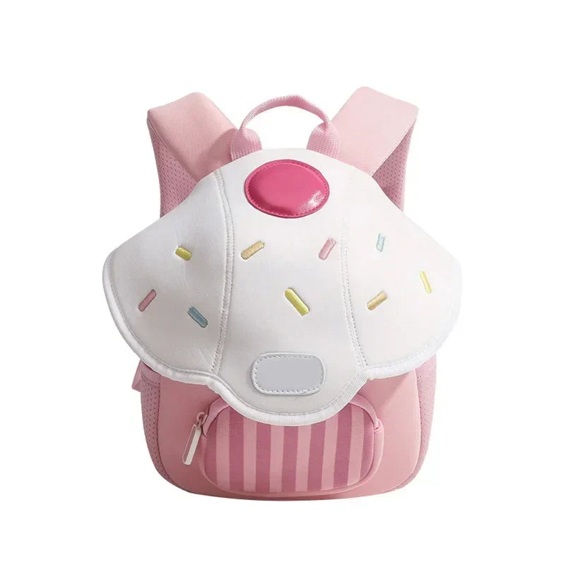 Kids Backpack Cartoon Mushroom Kindergarten Backpack Small Preschool Bag Back To School 2025 Lightweight Cute Gift