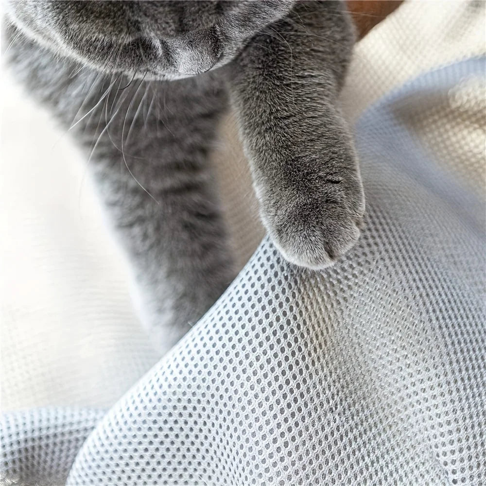 Cat Bed Breathable Cooling Hammock Cot Elevated Pet Sofa Summer 2025 Cozy Sturdy Metal Frame Nap Lounger