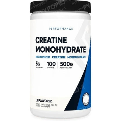 Creatine Monohydrate Micronized Powder 500 g Unflavored Performance Supplement Fall 2026 Muscle Support