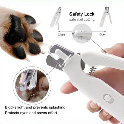Pet Nail Grinder Quiet Grooming Tool With 2 LED Lights Safe Cat And Dog Nail Care Holiday Gifts 2026