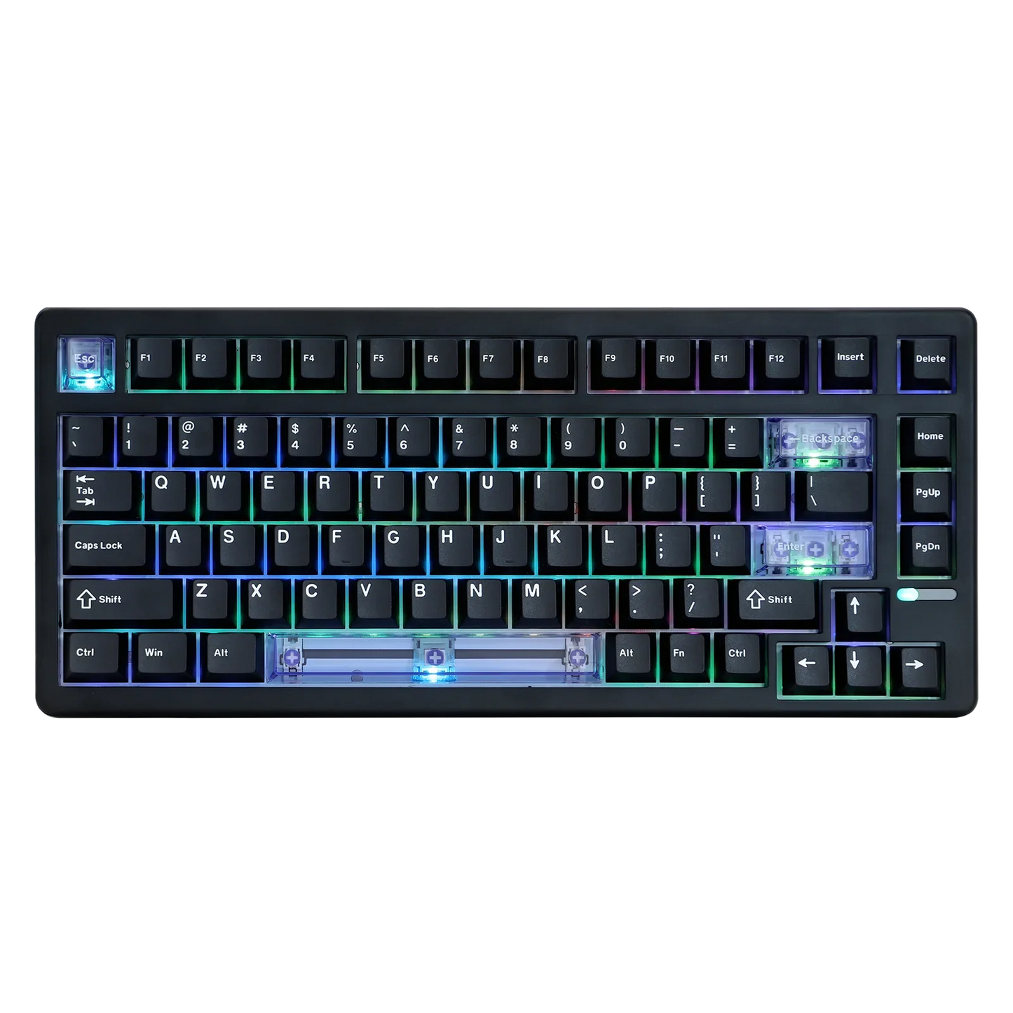 Mechanical Keyboard 75 Percent Hot Swap Gasket Mount Wired