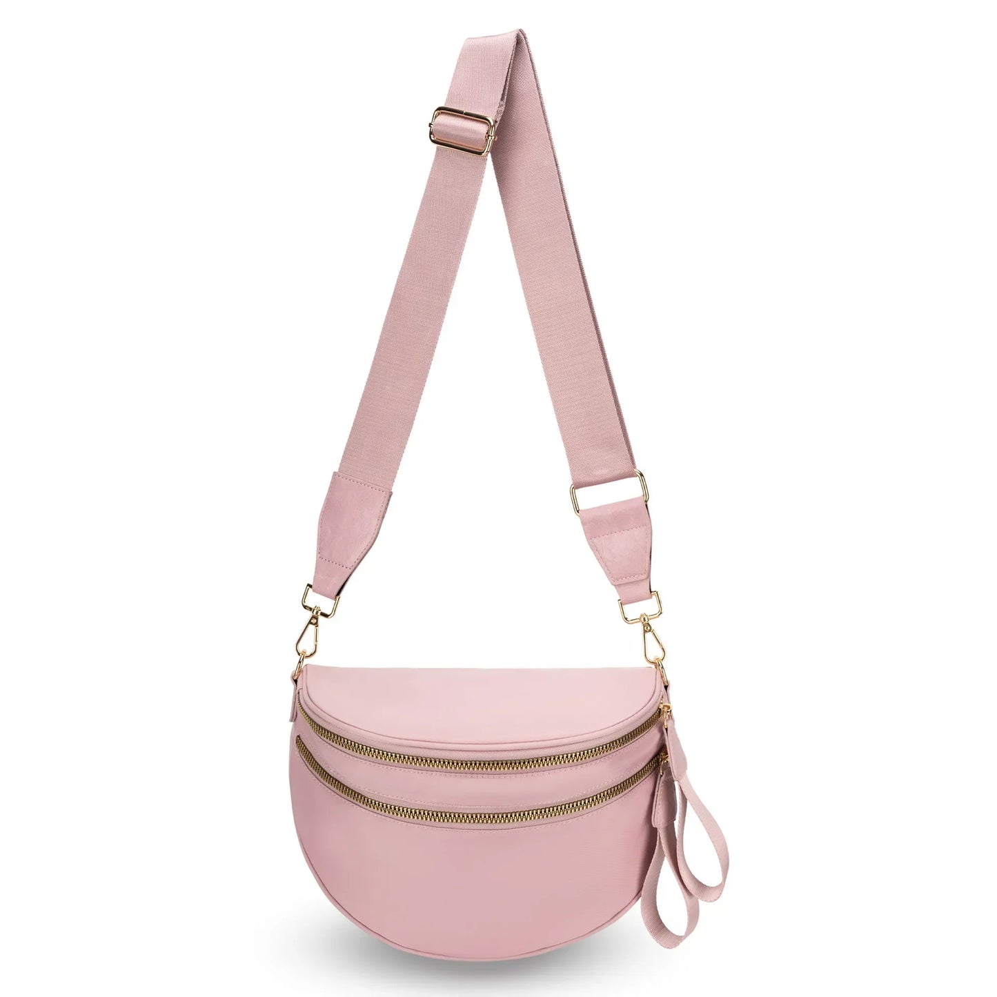 Casual women's checkered fanny pack – large capacity bum bag, adjustable crossbody mommy travel bag