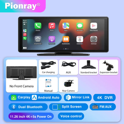 CarPlay Screen Universal Wireless CarPlay And Android Auto Car Stereo Head Unit With Mirror Cast WiFi Fall 2025