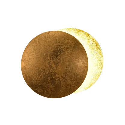 Wall Sconce Light Round Eclipse Modern Wall Lamp Iron Construction Ambient Bedside Decor Fall 2026