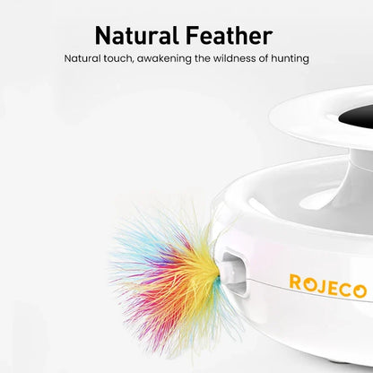 Interactive Cat Toy Automatic Feather And Ball 2 In 1 Electronic Play Station Fall 2025 Hands Free Exercise