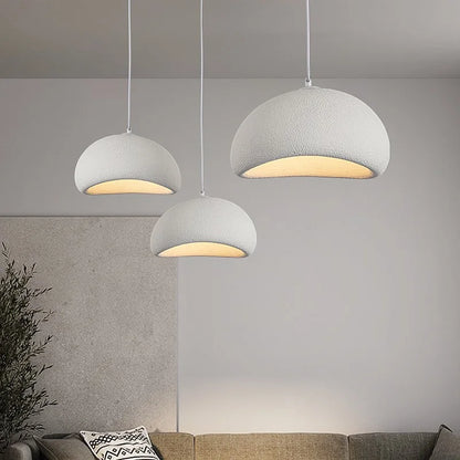 Japandi Pendant Ceiling Lamps Nordic Wabi Sabi LED Dining Room