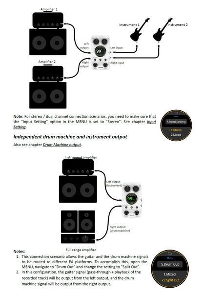 Guitar Pedals 1.3 Inch Touchscreen Drum Machine Auto Record Time Stretch Loop Effects Fall 2026 Gear